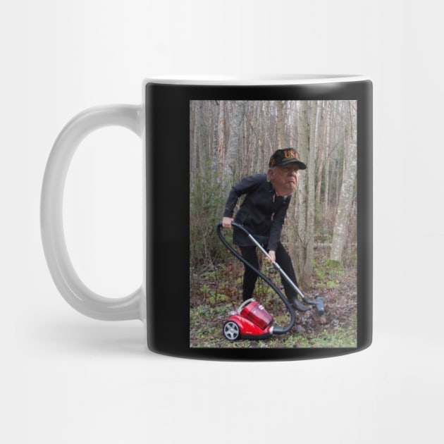 Trump is raking leaves to prevent forest fires by WickedAwesomeTees